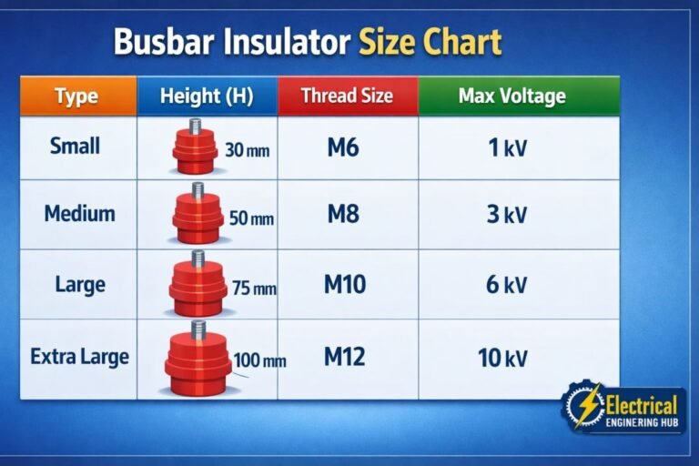 Busbar Insulator Size Chart 2 Busbar Insulator Size Chart