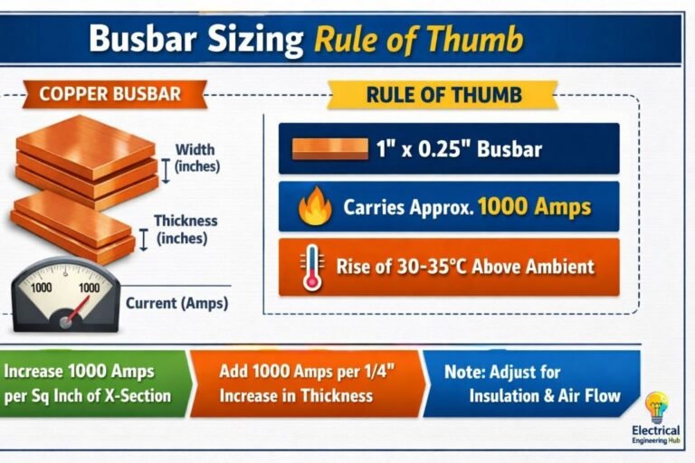 Busbar Sizing Rule of Thumb