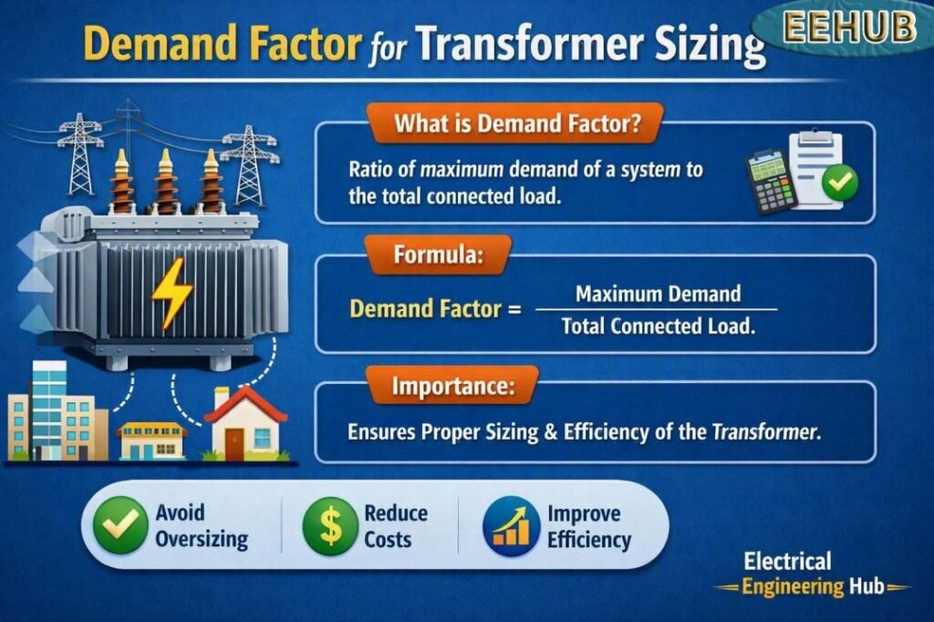 Demand Factor for Transformer Sizing 