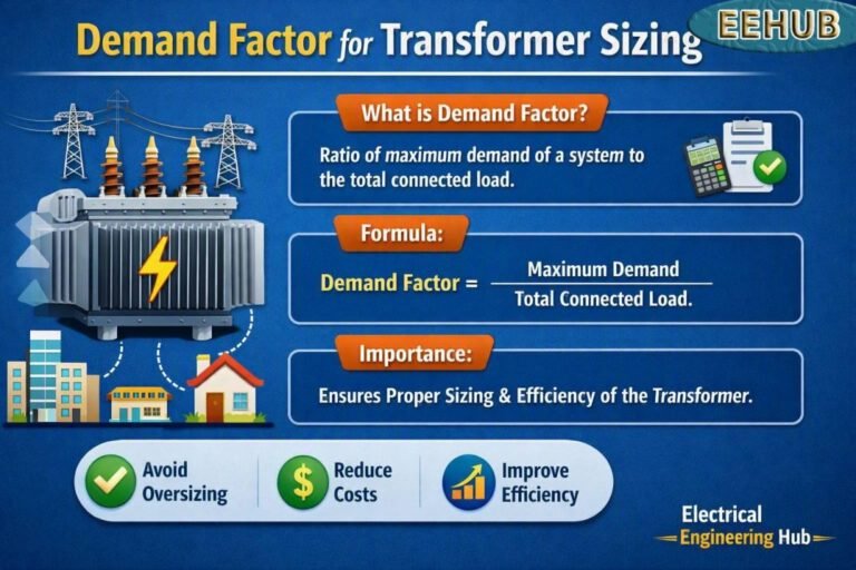 Demand Factor for Transformer Sizing