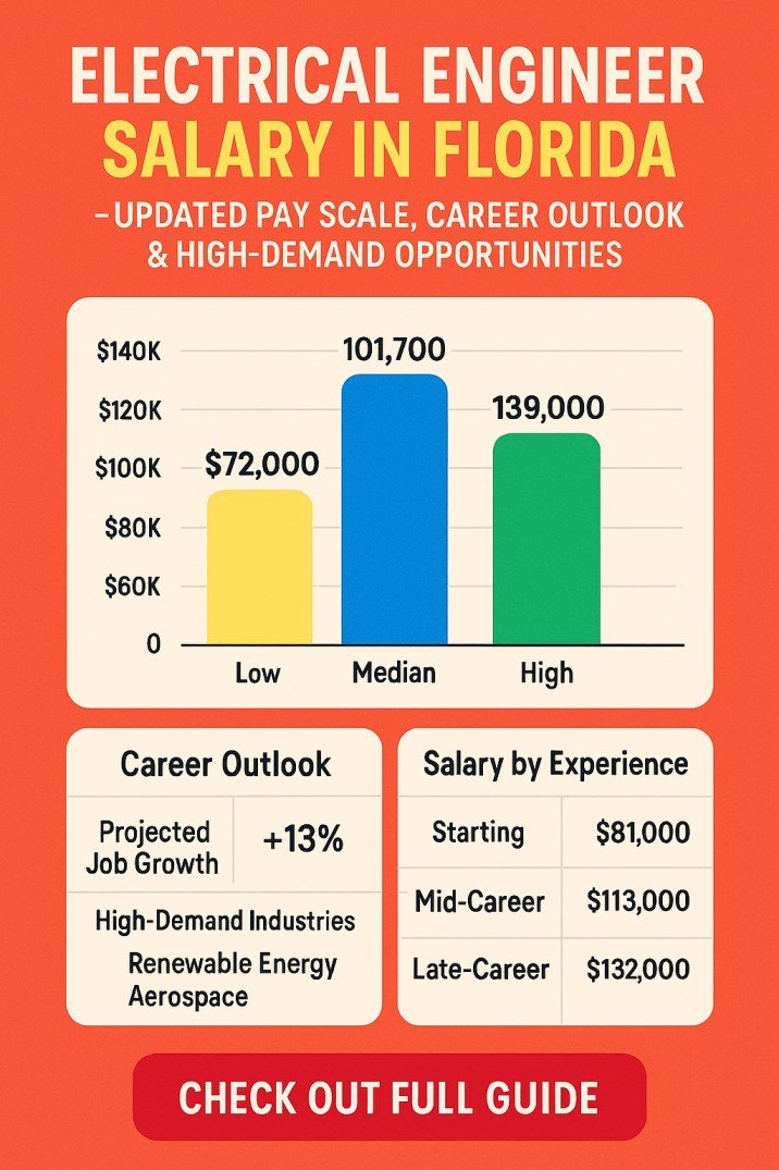 Electrical Engineer Salary in Florida – Updated Pay Scale, Career Outlook & High-Demand Opportunities
