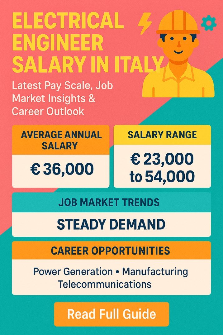 Electrical Engineer Salary in Italy – Latest Pay Scale, Job Market Insights & Career Outlook