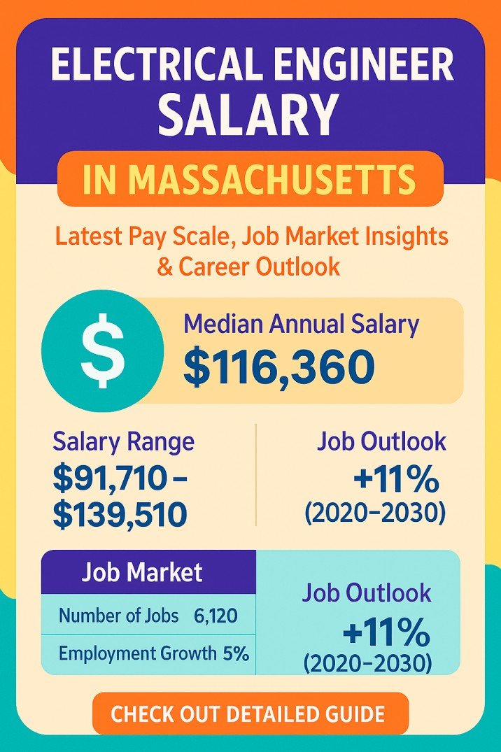 Electrical Engineer Salary in Massachusetts Latest Pay Scale, Job Market Insights & Career Outlook