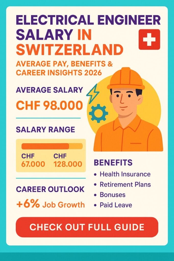 Electrical Engineer Salary in Switzerland Average Pay, Benefits & Career Insights 2026