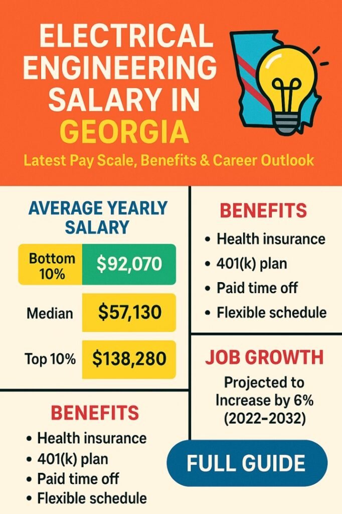 Electrical Engineering Salary in Georgia Latest Pay Scale, Benefits & Career Outlook