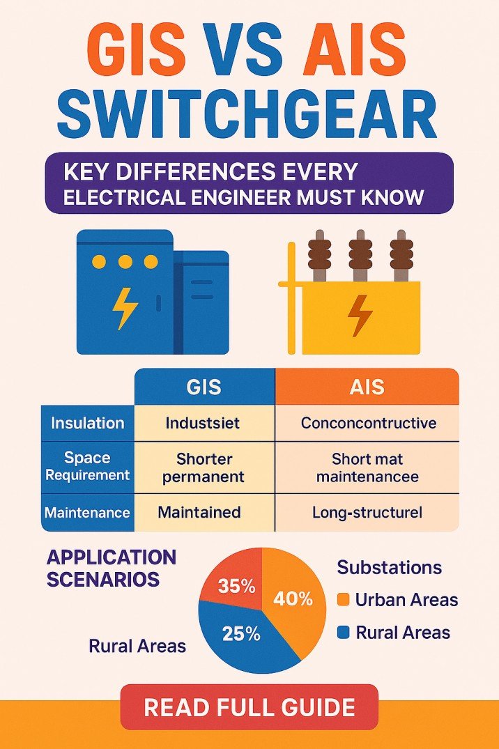 GIS vs AIS Switchgear Key Differences Every Electrical Engineer Must Know
