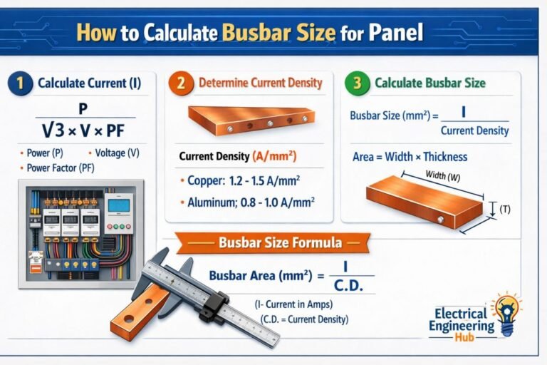 How to Calculate Busbar Size for Panel 4 How to Calculate Busbar Size for Panel