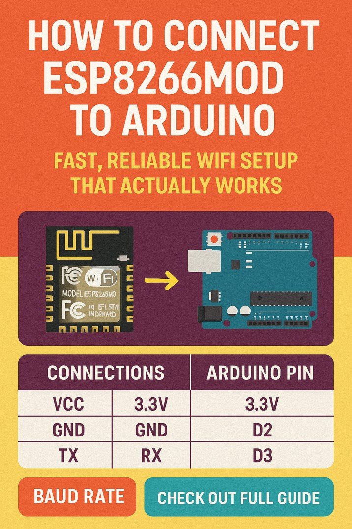 How to Connect ESP8266MOD to Arduino Fast, Reliable WiFi Setup That Actually Works
