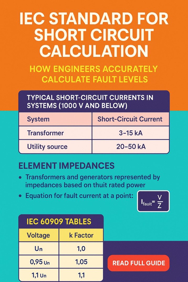 IEC Standard for Short Circuit Calculation How Engineers Accurately Calculate Fault Levels