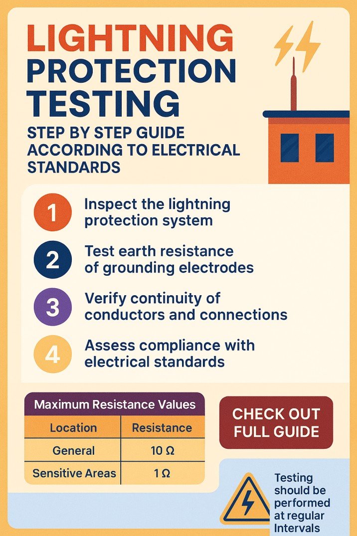 Lightning Protection Testing Step by Step Guide According to Electrical Standards