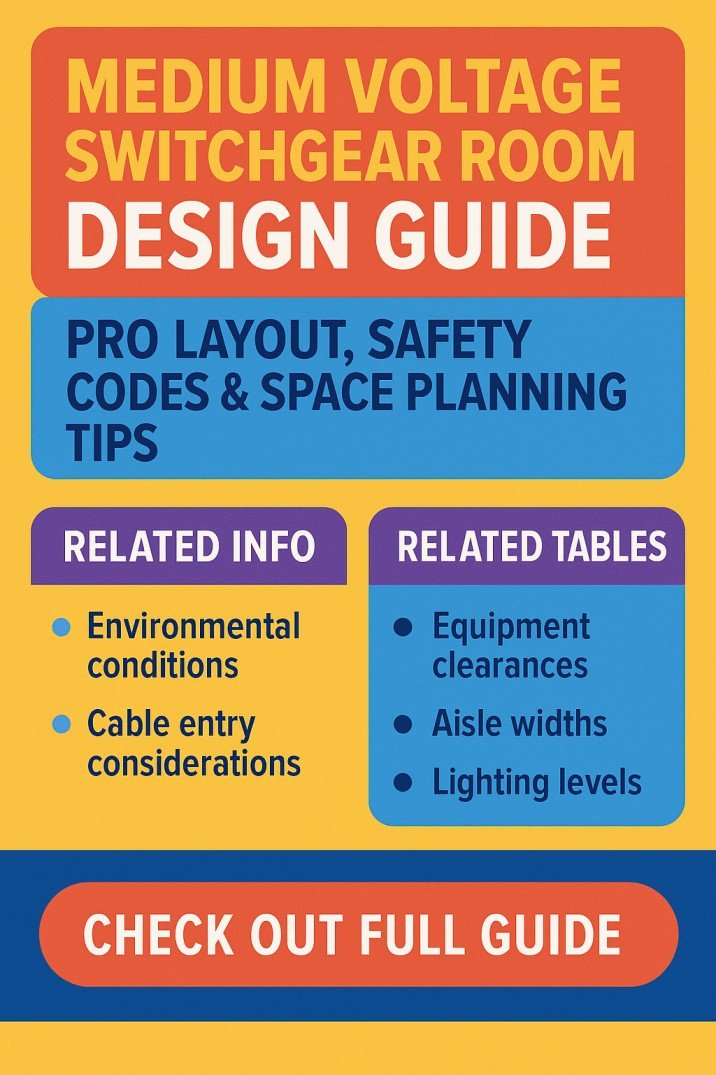 Medium Voltage Switchgear Room Design Guide Pro Layout, Safety Codes & Space Planning Tips