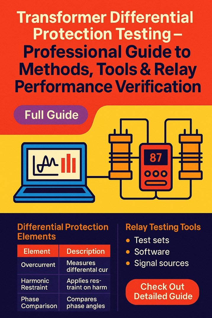 Transformer Differential Protection Testing Professional Guide to Methods, Tools & Relay Performance Verification