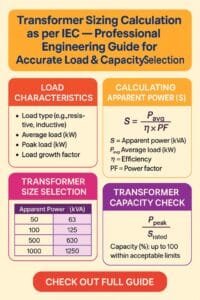 Transformer Sizing Calculation As Per IEC — Professional Engineering ...