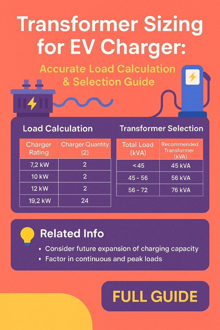 Transformer Sizing for EV Charger : Accurate Load Calculation & Selection Guide 3 Transformer Sizing for EV Charger Accurate Load Calculation & Selection Guide