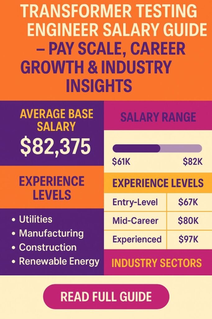 Transformer Testing Engineer Salary Guide  Pay Scale, Career Growth & Industry Insights