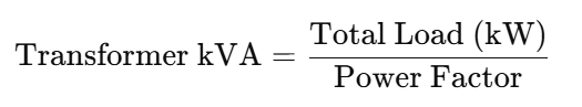 Transformer Sizing for EV Charger : Accurate Load Calculation & Selection Guide 3 calculate transformer kva rating