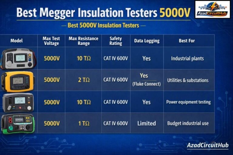 Best Megger Insulation Testers 5000V