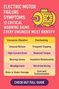 Electric Motor Failure Symptoms 12 Critical Warning Signs Every Engineer Must Identify Early