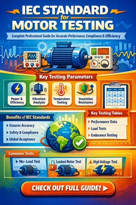IEC Standard for Motor Testing: Complete Professional Guide for Accurate Performance, Compliance & Efficiency 1 IEC Standard for Motor Testing Complete Professional Guide for Accurate Performance, Compliance & Efficiency