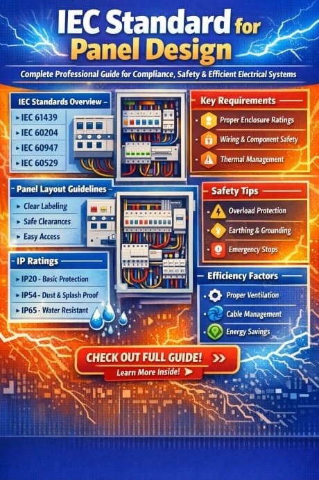 IEC Standard for Panel Design Complete Professional Guide for Compliance, Safety & Efficient Electrical Systems