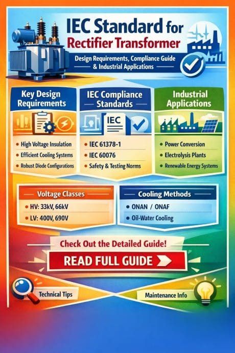 IEC Standard for Rectifier Transformer – Design Requirements, Compliance Guide & Industrial Applications