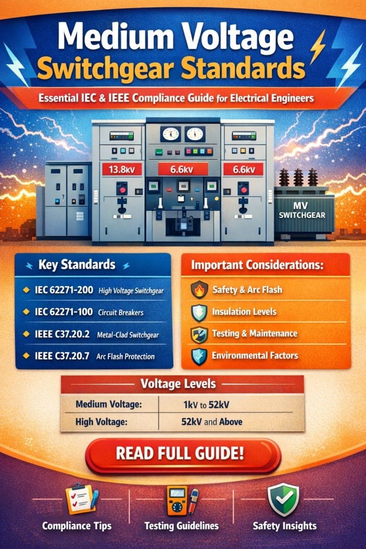 Medium Voltage Switchgear Standards Essential IEC & IEEE Compliance Guide for Electrical Engineers