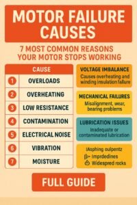 Motor Failure Causes 7 Most Common Reasons Your Motor Stops Working