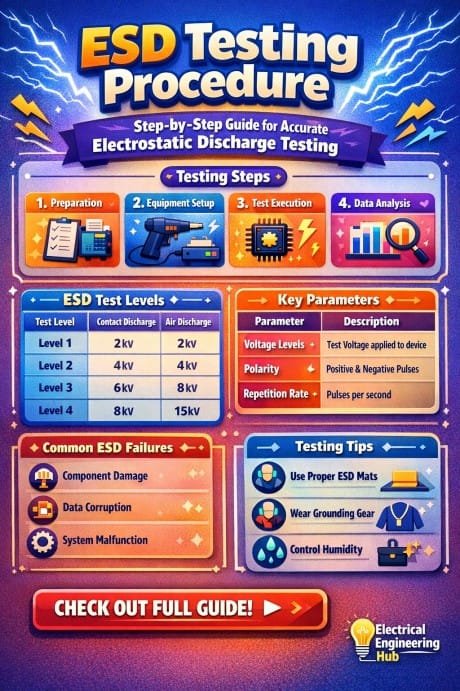 ESD Testing Procedure Step-by-Step Guide for Accurate Electrostatic Discharge Testing