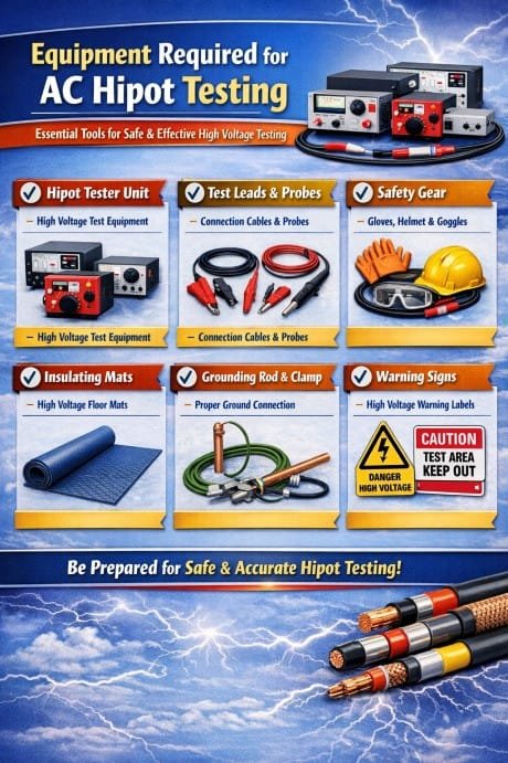 Equipment Required for AC Hipot Testing
