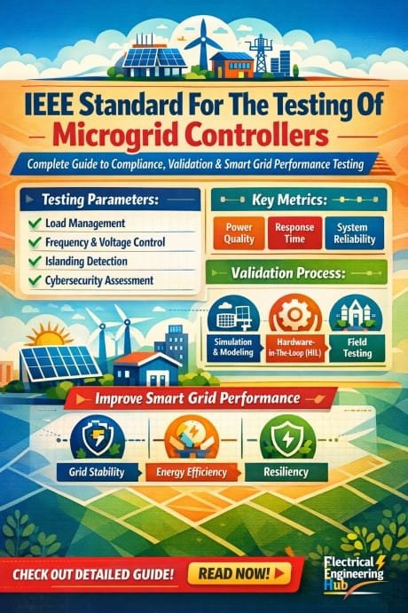 IEEE Standard For The Testing Of Microgrid Controllers  Complete Guide to Compliance, Validation & Smart Grid Performance Testing