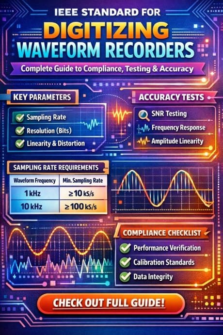 IEEE Standard for Digitizing Waveform Recorders – Complete Guide to Compliance, Testing & Accuracy