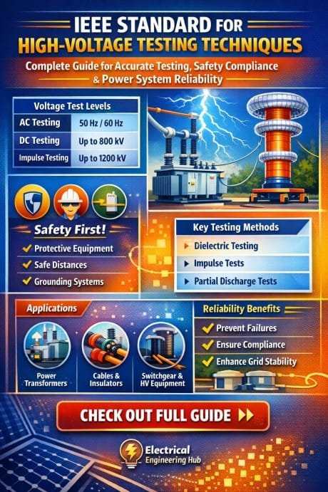 IEEE Standard for High-Voltage Testing Techniques Complete Guide for Accurate Testing, Safety Compliance & Power System Reliability