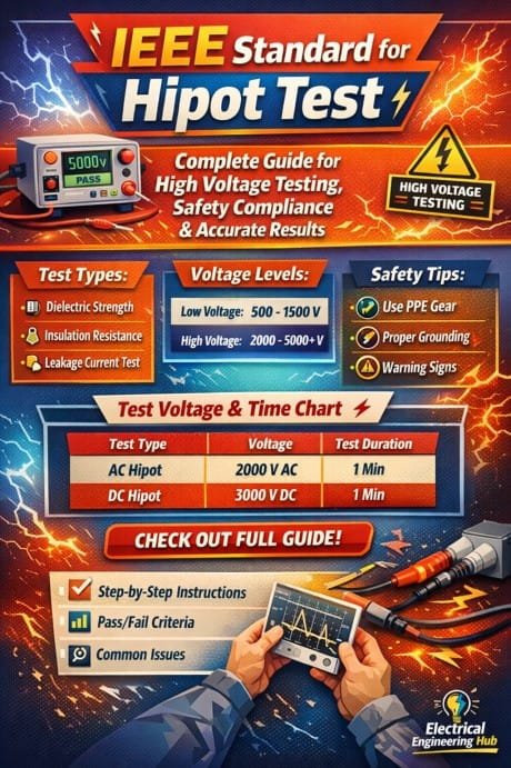 IEEE Standard for Hipot Test Complete Guide for High Voltage Testing, Safety Compliance & Accurate Results