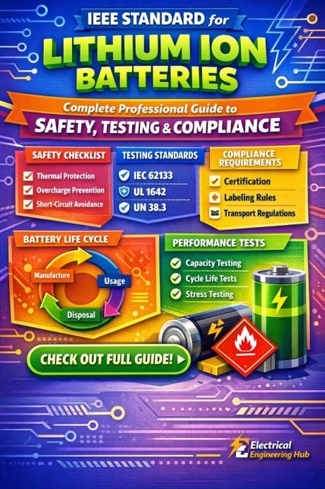 IEEE Standard for Lithium Ion Batteries: Complete Professional Guide to Safety, Testing & Compliance 1 IEEE Standard for Lithium Ion Batteries Complete Professional Guide to Safety, Testing & Compliance