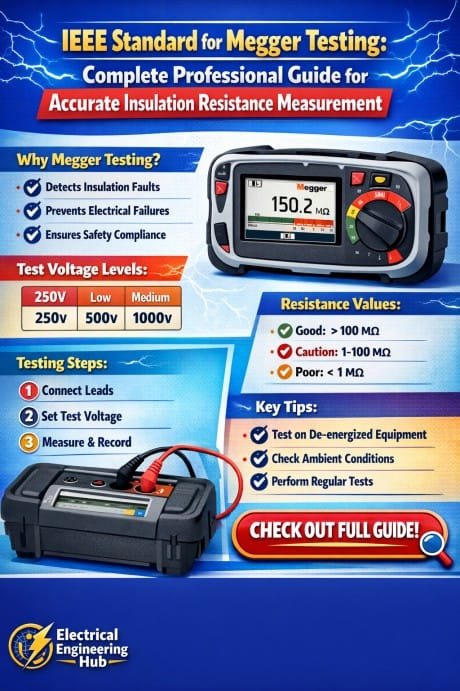 IEEE Standard for Megger Testing Complete Professional Guide for Accurate Insulation Resistance Measurement