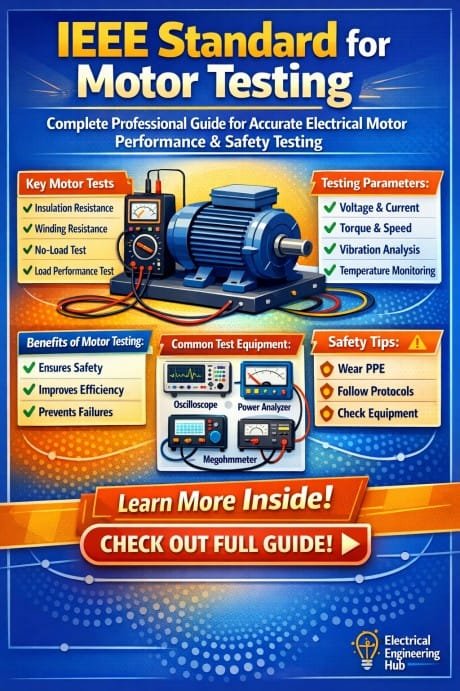 IEEE Standard for Motor Testing Complete Professional Guide for Accurate Electrical Motor Performance & Safety Testing