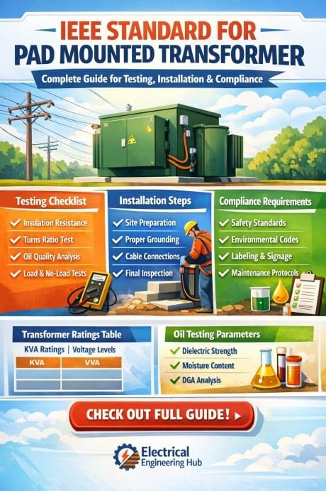 IEEE Standard for Pad Mounted Transformer Complete Guide for Testing, Installation and Compliance