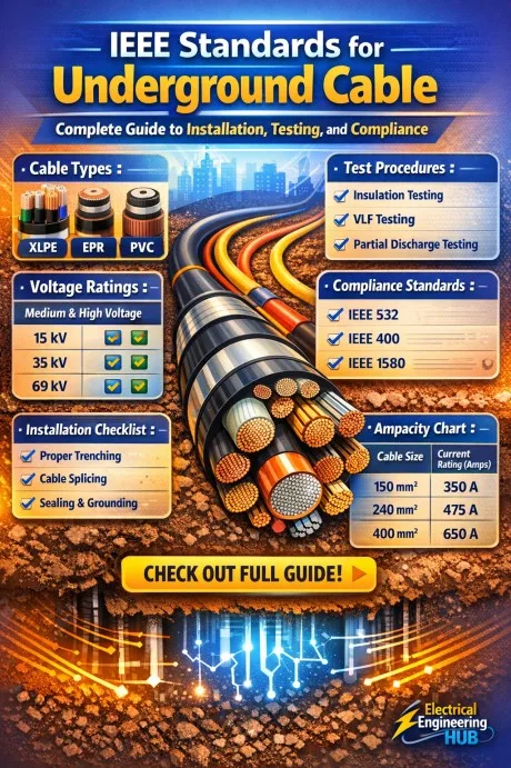 IEEE Standards for Underground Cable Complete Guide to Installation, Testing, and Compliance