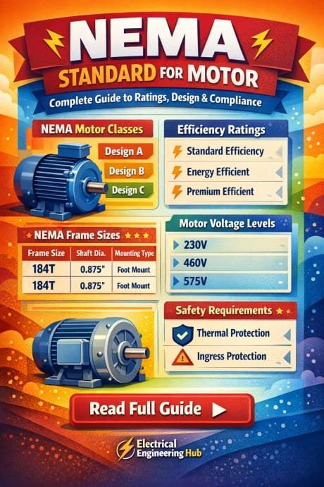 NEMA Standard for Motor Complete Guide to Ratings, Design & Compliance