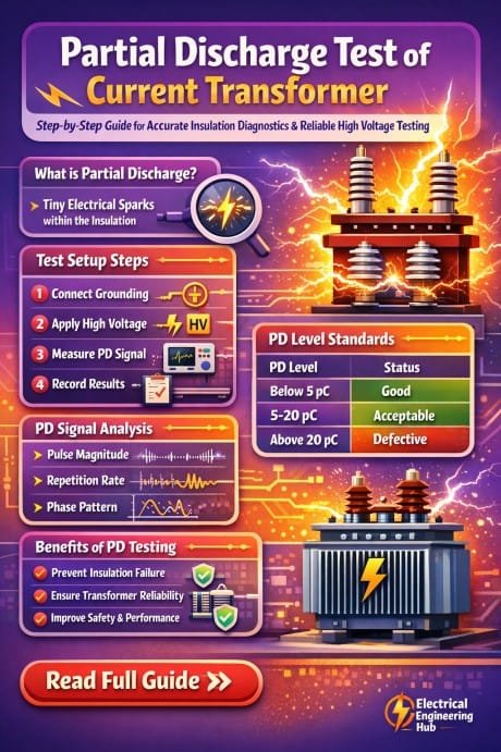 Partial Discharge Test of Current Transformer Step-by-Step Guide for Accurate Insulation Diagnostics & Reliable High Voltage Testing