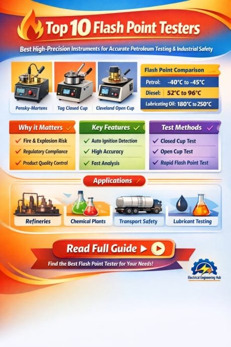Top 10 Flash Point Testers Best High-Precision Instruments for Accurate Petroleum Testing & Industrial Safety