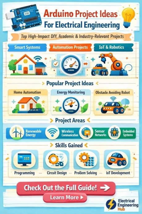 Arduino Project Ideas For Electrical Engineering Top High-Impact DIY, Academic & Industry-Relevant Projects for Students and Engineers