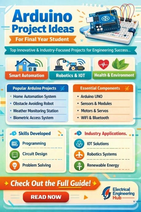 Arduino Project Ideas For Final Year Student Top Innovative & Industry-Focused Projects for Engineering Success
