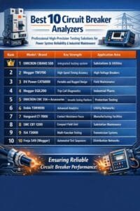 Best 10 Circuit Breaker Analyzers | Professional High-Precision Testing ...