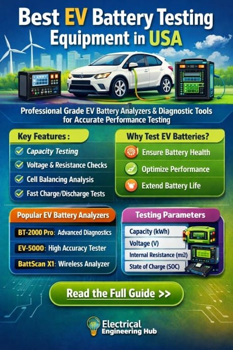 Best EV Battery Testing Equipment in USA Professional Grade EV Battery Analyzers & Diagnostic Tools for Accurate Performance Testing
