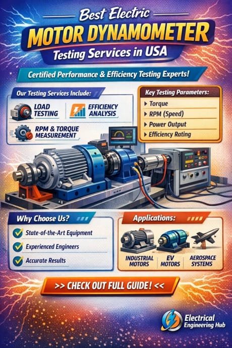 Best Electric Motor Dynamometer Testing Services in USA  Certified Performance & Efficiency Testing Experts