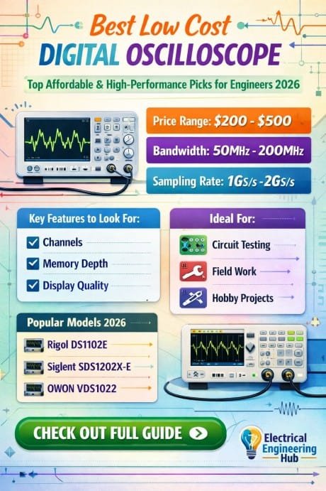 Best Low Cost Digital Oscilloscope – Top Affordable & High-Performance Picks for Engineers 2026