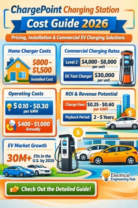 ChargePoint Charging Station Cost Guide 2026 Pricing, Installation & Commercial EV Charging Solutions