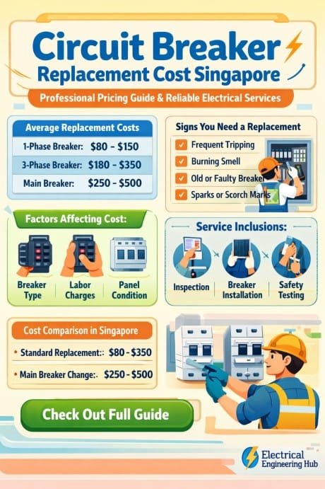 Circuit Breaker Replacement Cost Singapore Professional Pricing Guide & Reliable Electrical Services