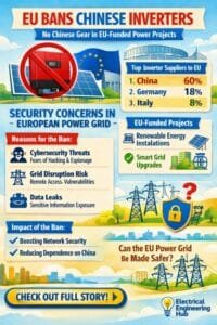 Home 23 EU Bans Chinese Inverters from EU-Funded Power Projects Over Security Concerns in European Power Grid
